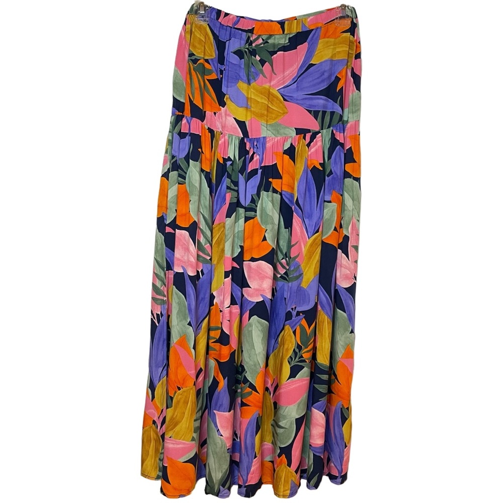 ABEL THE LABEL - Anthropologie - The Leonard Tropical Print Maxi Skirt - Picture 2 of 8